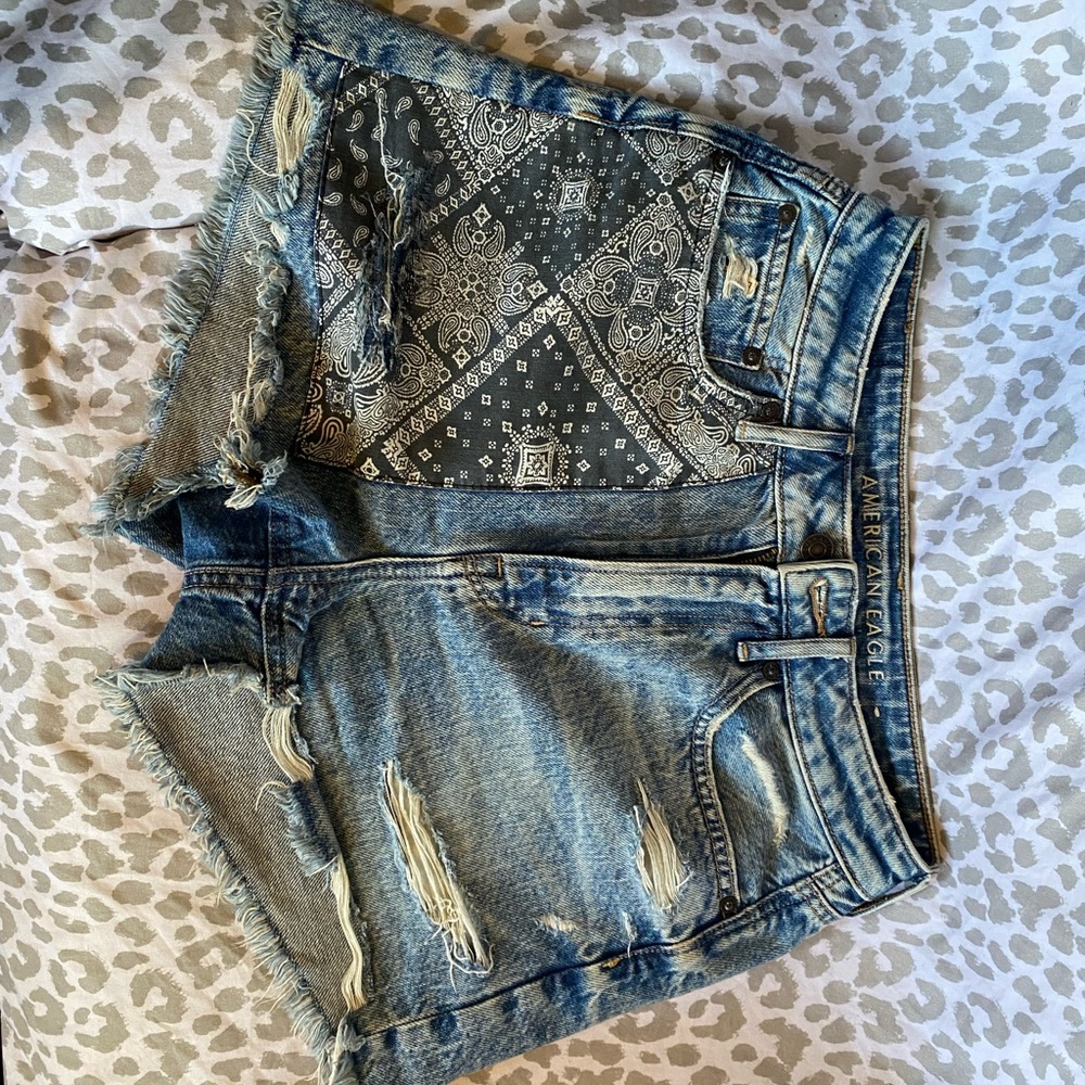 American Eagle Outfitters Blue Denim Shorts